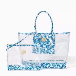 Lilly Pulitzer Clear Tote